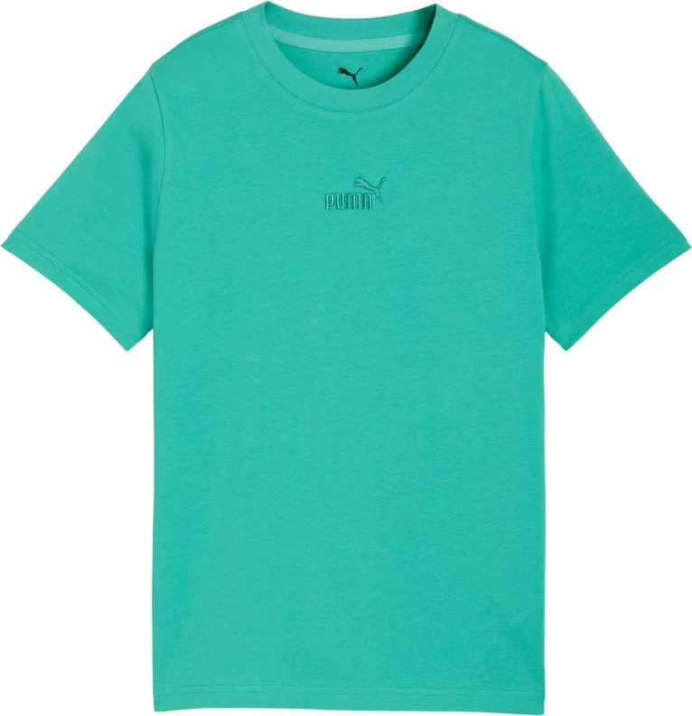 Maicë fëmijësh Puma ESS Small No. 1 Logo Centered, e gjelbër