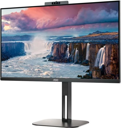 Monitor AOC 24V5CW 23.8" IPS FHD USB-C 65W 4xUSB HDMI me kamerë Windows Hello, i zi