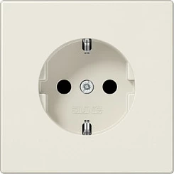 Prizë muri Jung LS 1520, Type F Schuko, 16A 250V, e bardhë