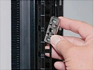 Aksesore për rack 19" Rittal 2090.000, 1U, 24 copë, argjendtë
