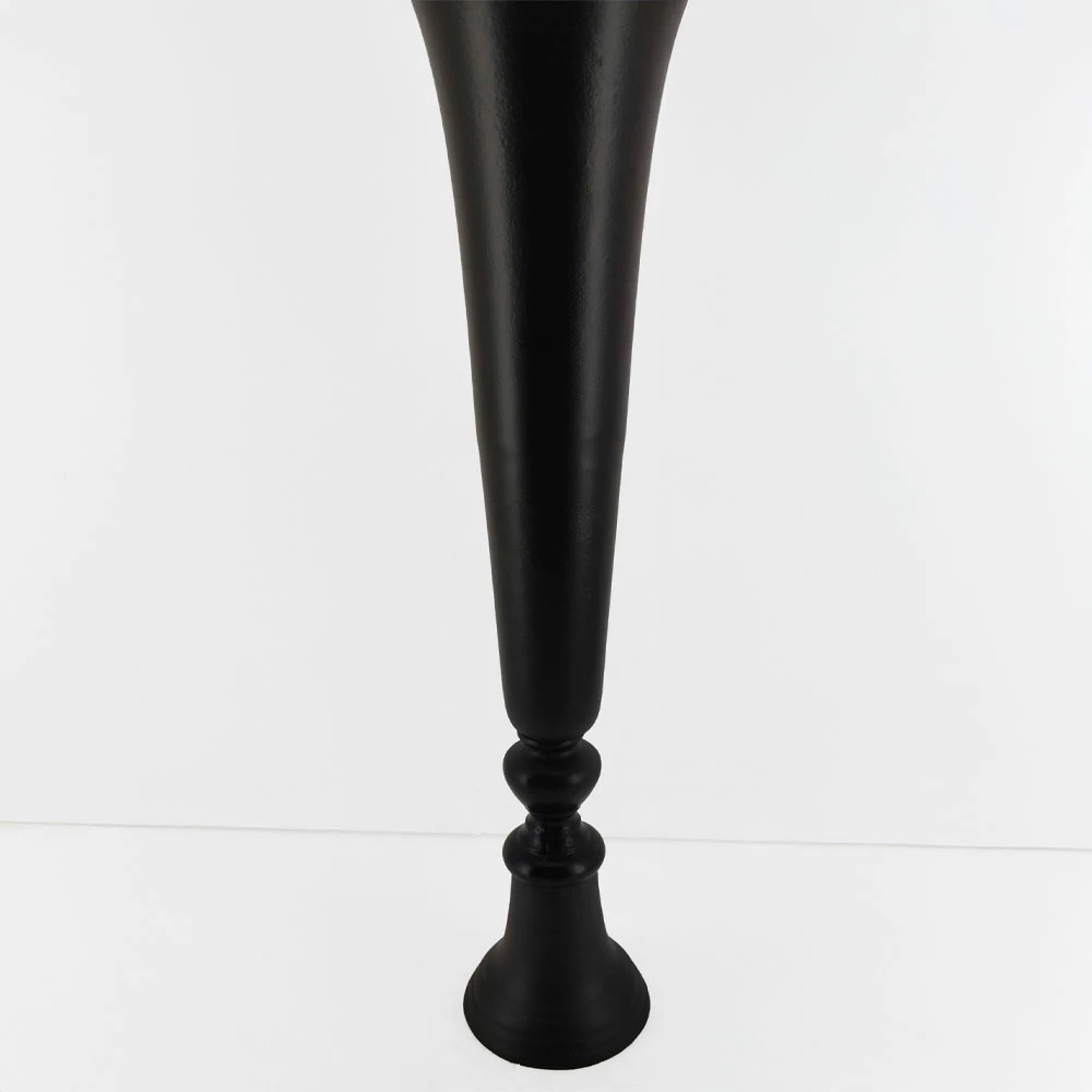 Vazo FLORES, alumin, e zezë, 20x20x71cm