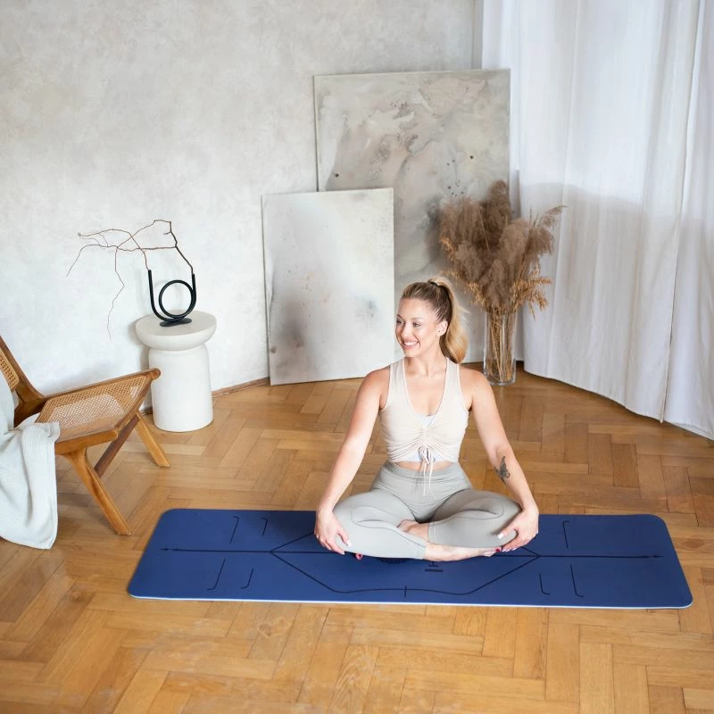 Tapet yoga HMS YM10, i kaltër