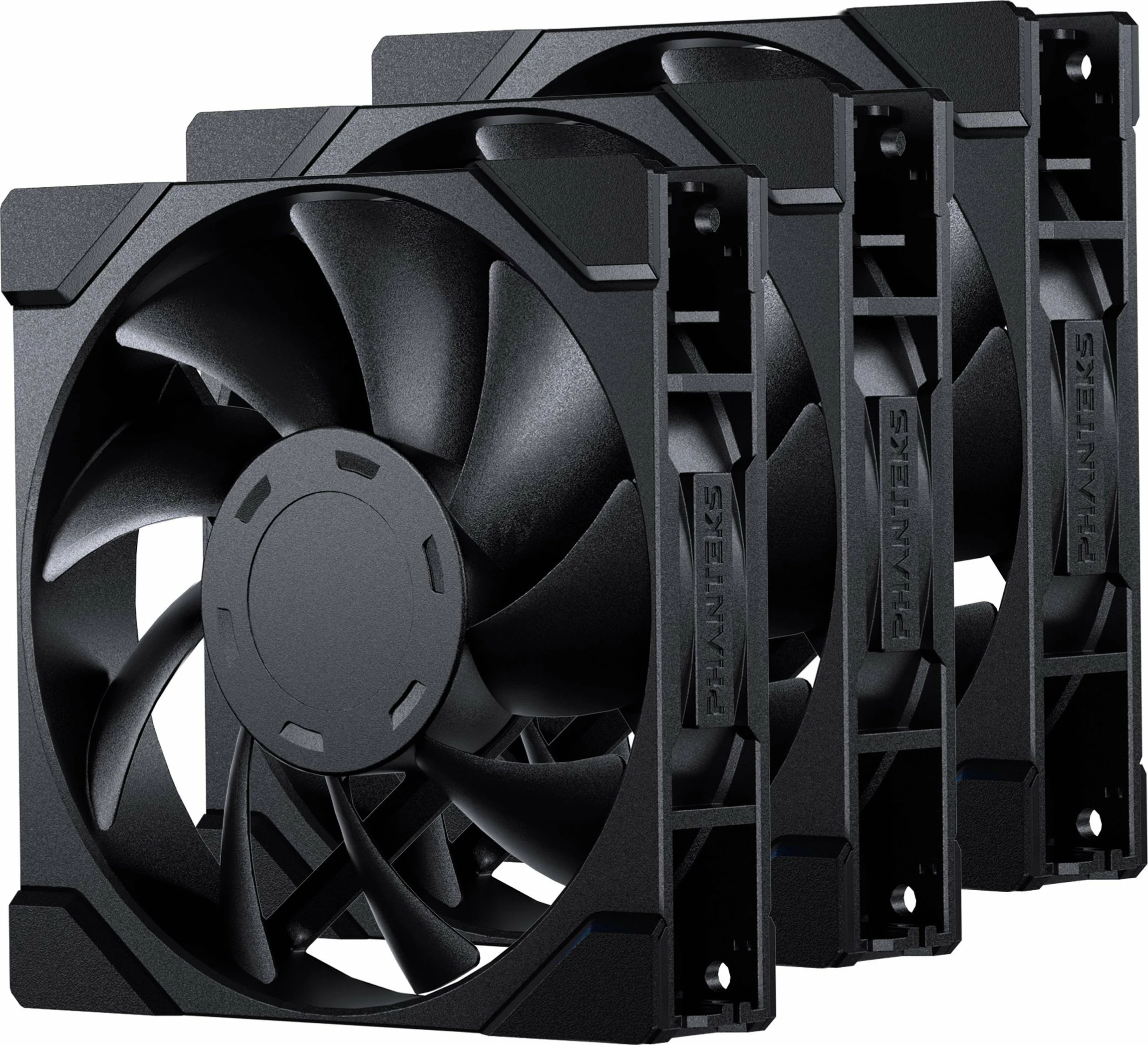 Ventilator kasë kompjuteri Phanteks M25G2-120, 120 mm, PWM 4-pin, 2000 rpm, paketë 3 copë, i zi