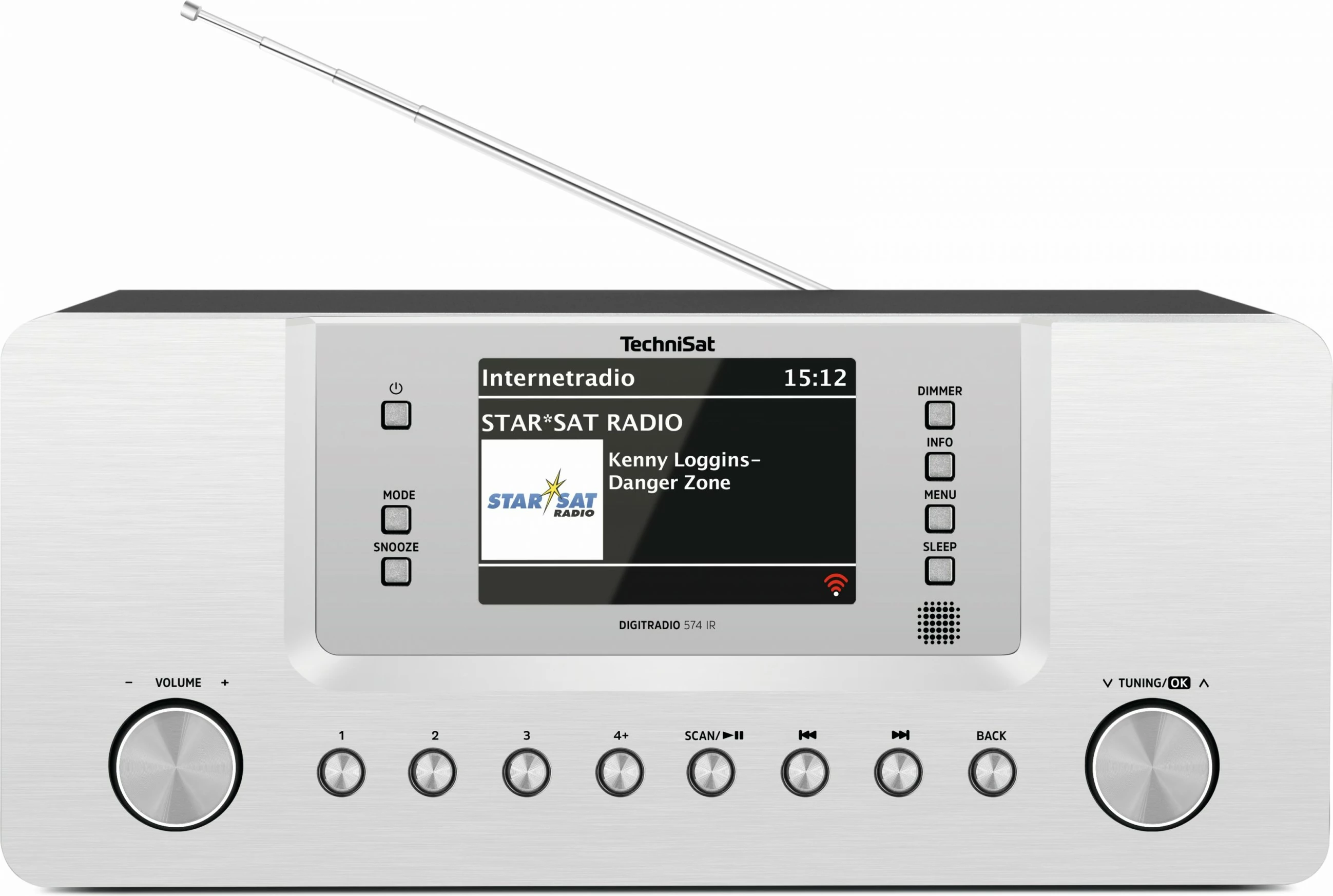 Radio interneti TechniSat DigitRadio 574 IR, argjend