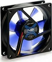 Ventilator kasë Noiseblocker BlackSilent XE1, 92mm, zi/kaltër