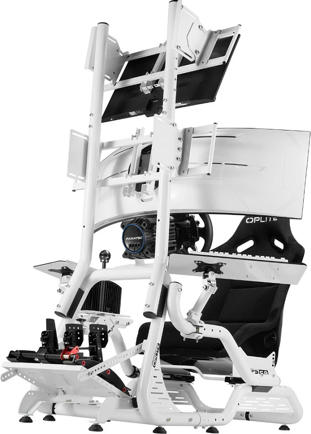 Mbajtës monitori Oplite S8, single, deri 34", VESA 75x75, 20kg, i bardhë
