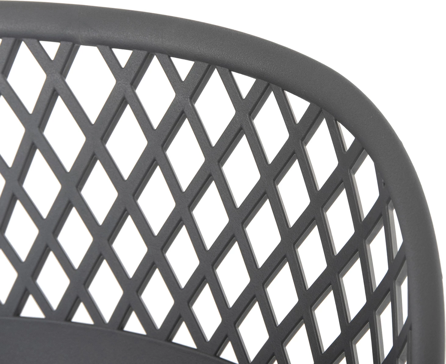 Karrige për bar AVAYA FH8686.20, polipropilen gri, këmbë metalike të zeza, 46x48x99H cm