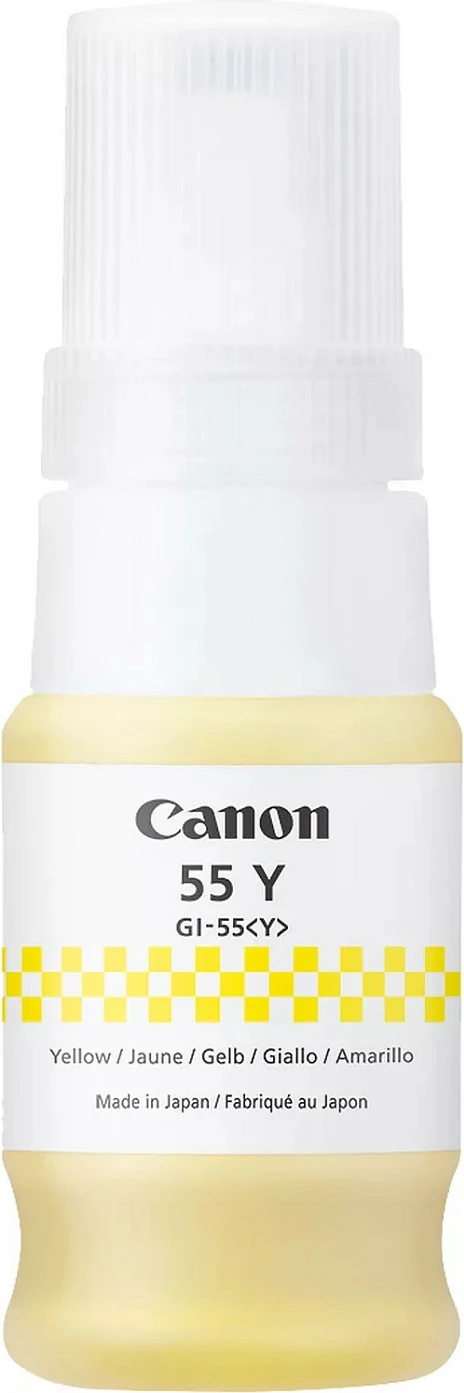 Bojë printeri Canon GI-55Y, 40 ml, për MAXIFY GX1050/GX2050, e verdhë