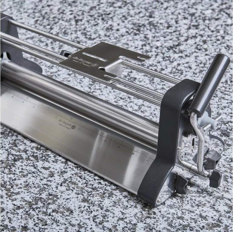 Makinë për hapje brumi De Buyer Multi-Dough Sheeter 3001, 34 cm, 0.8–15 mm, e zezë/argjendtë