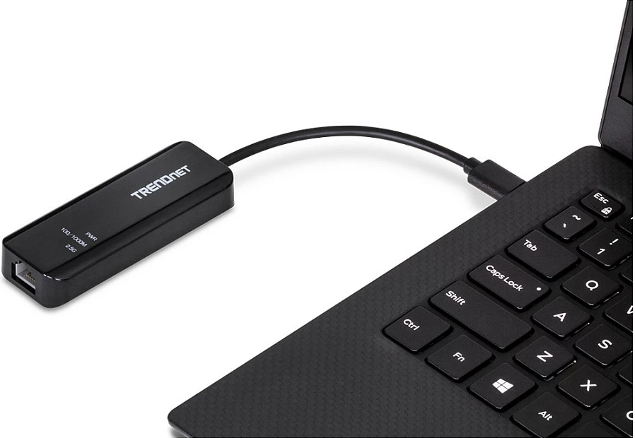 Adapter Ethernet USB-C TRENDnet TUC-ET2G, 2.5 Gigabit RJ-45, USB 3.2 Gen 2, i zi