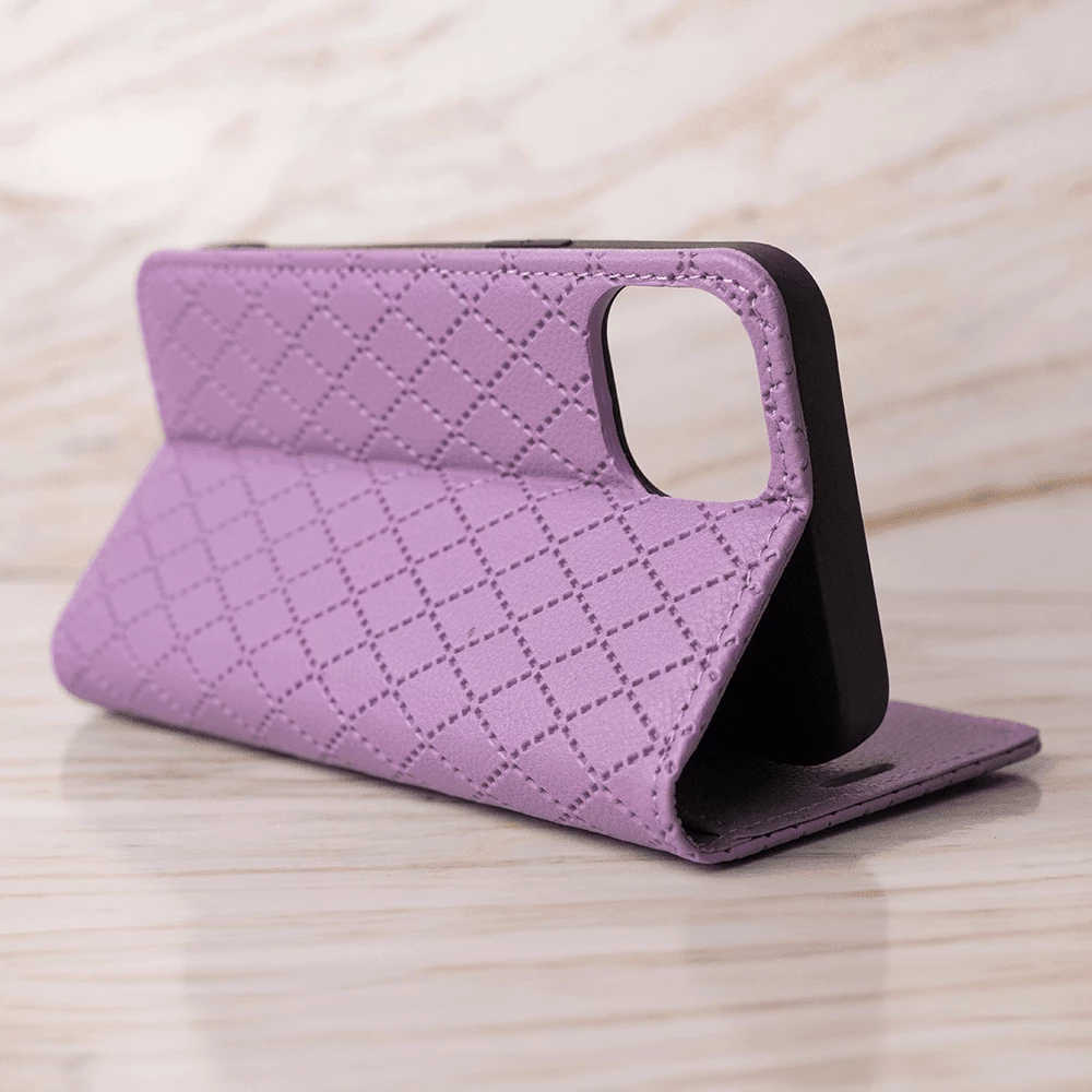 Mbështjellës ONASI Karo Flip Cover për Samsung Galaxy S25 FE, vjollcë