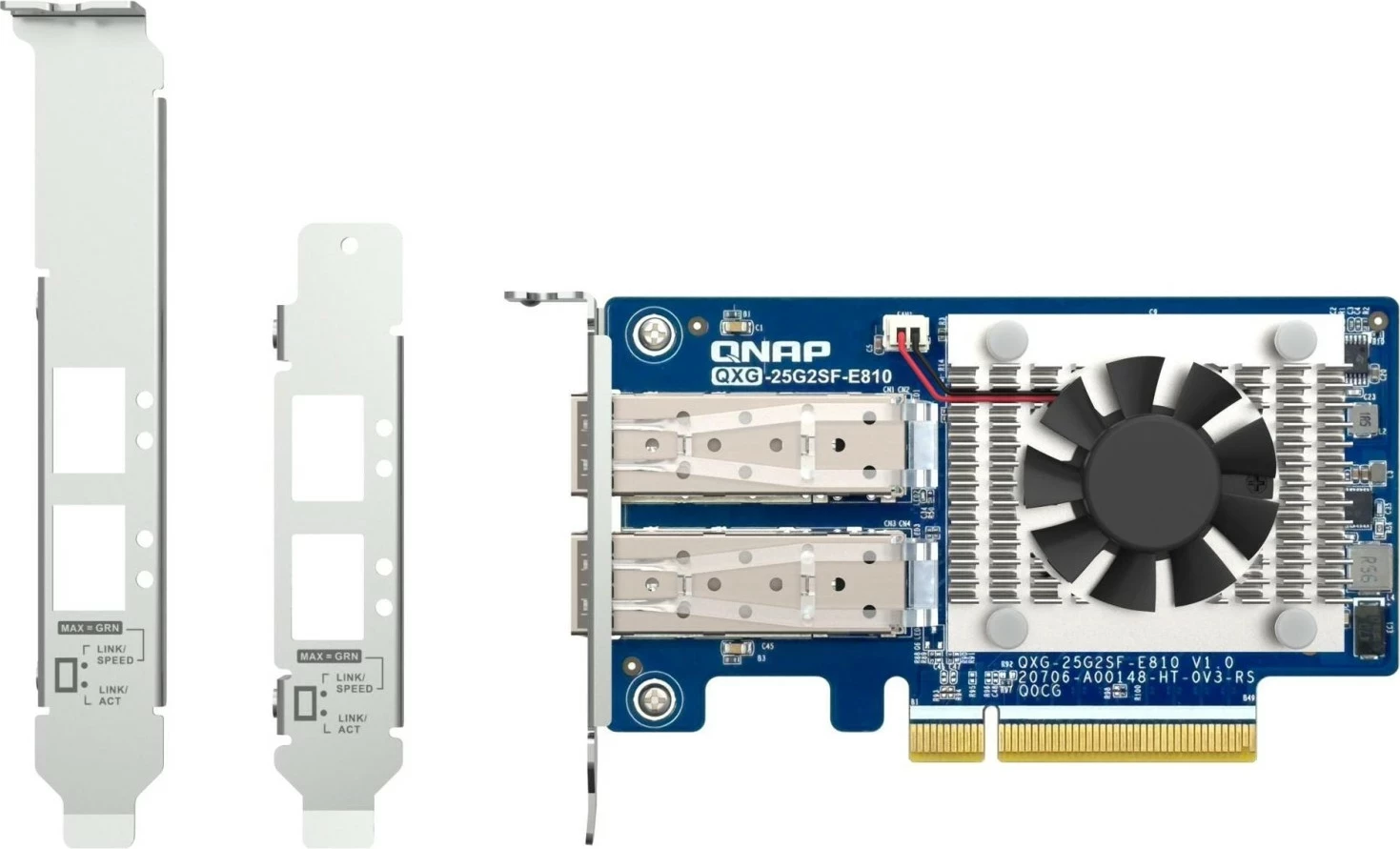 Kartë rrjeti Qnap QXG-25G2SF-E810, 2 porta, 25GbE, PCI-E