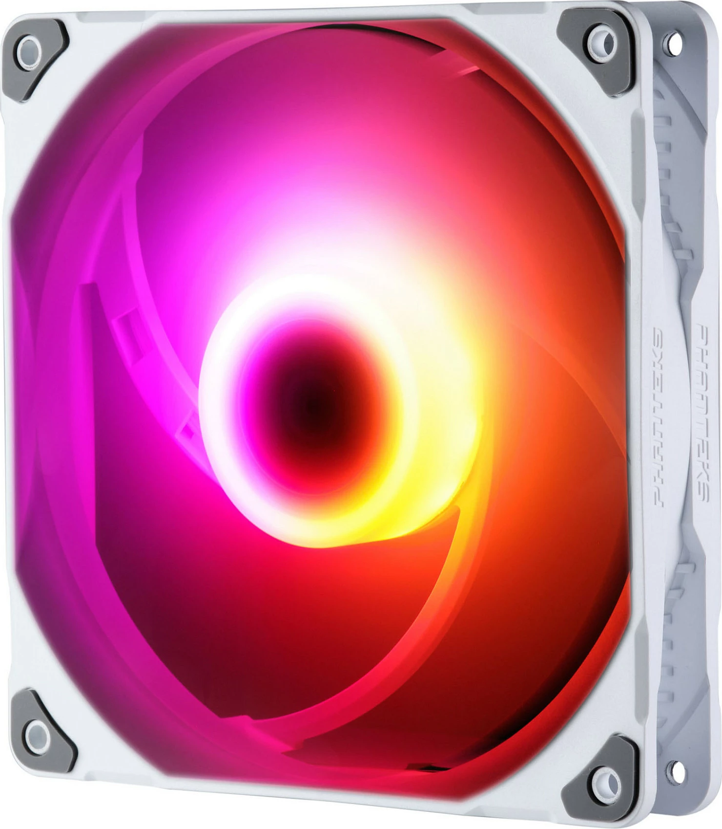 Ventilator për kasë Phanteks M25 RGB 140mm, PWM, i bardhë
