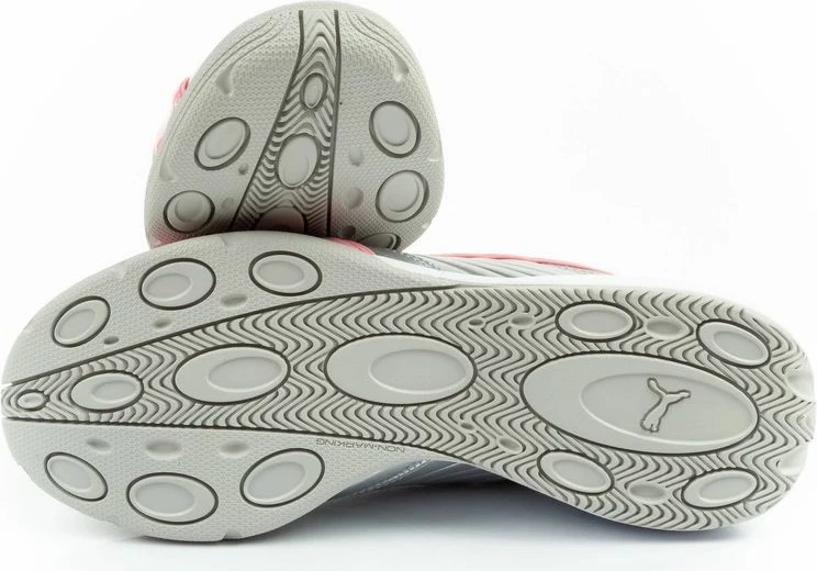 Atlete Puma V-S2 Goalgetter për të rinj, hiri/argjend