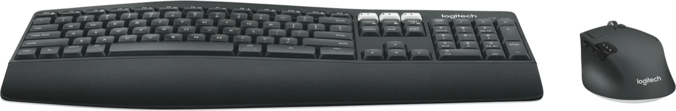 Set maus dhe tastierë Logitech MK850 Performance wireless, full-size, Bluetooth/RF, e zezë