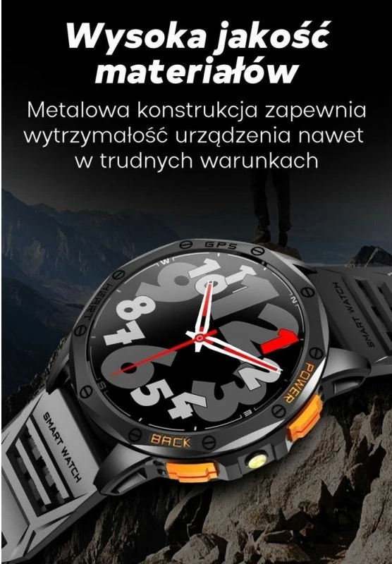 Smartwatch për meshkuj Gravity, e zezë