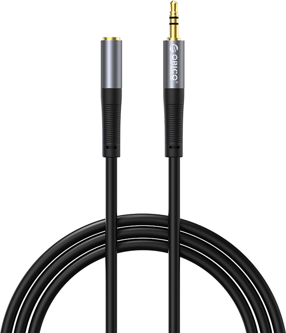 Kabllo zgjatëse audio Orico AXF-50 mini jack 3.5mm (mashkull në femër) 5 m, e zezë