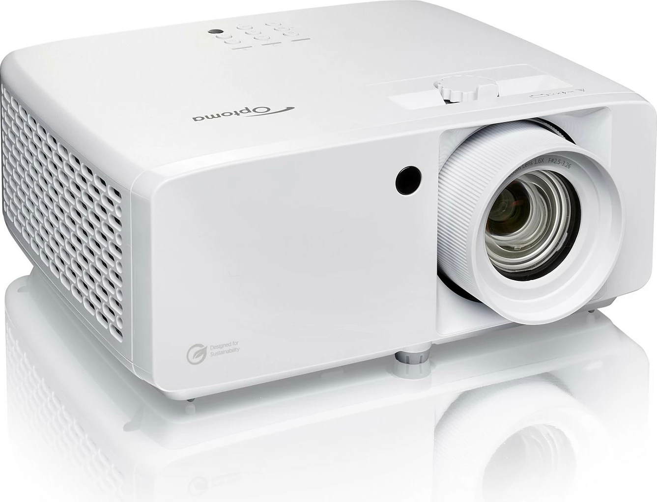 Projektor laser Optoma ZH551, Full HD, 5600 ANSI lumen, 3D, Wi‑Fi, i bardhë