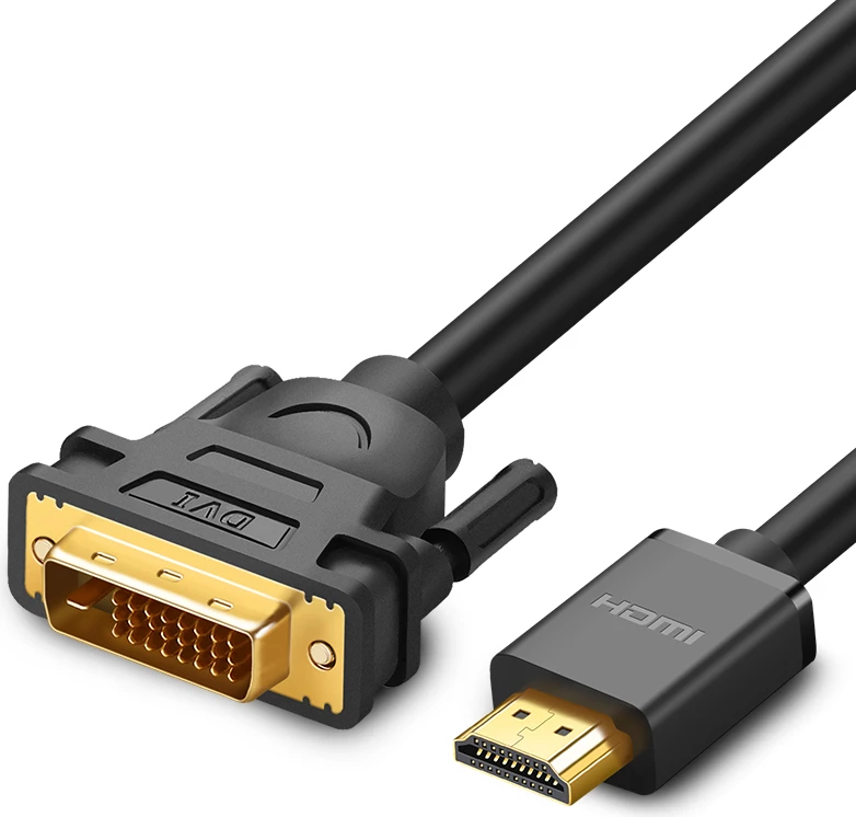 Kabllo HDMI në DVI Ugreen HD106, 2m, e zezë