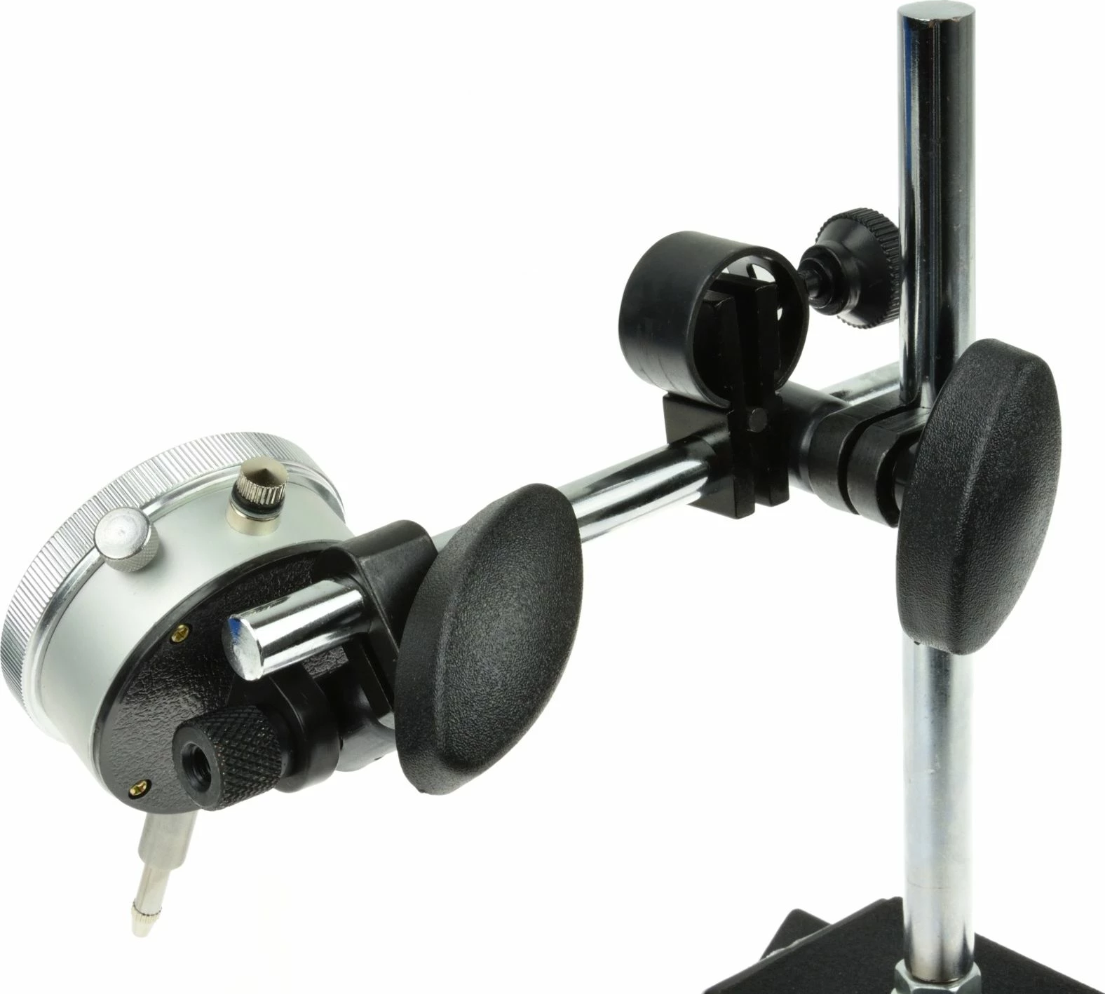 Mbajtës magnetik me indikator me orë Geko G02625 0-10 mm 0.01 mm