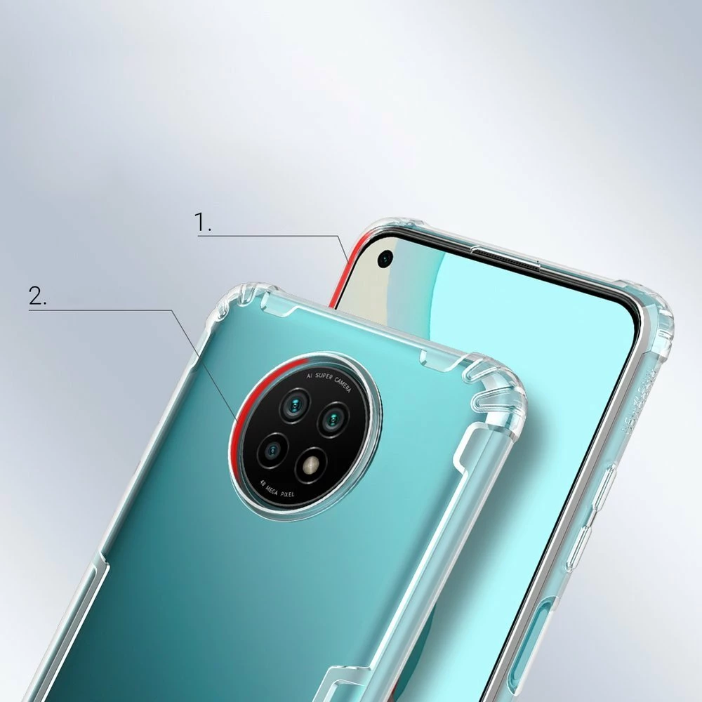Mbështjellës Nillkin Nature Gel për Xiaomi Redmi Note 9T 5G, Transparent