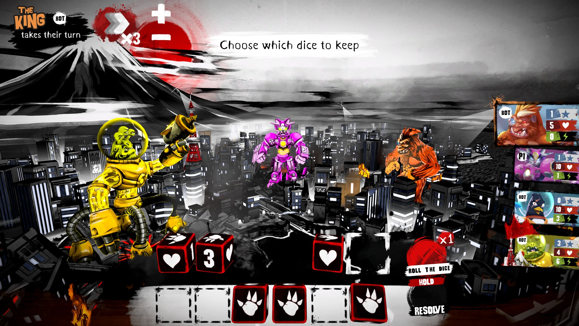 Lojë PS5 Microids King of Tokyo, PEGI 7