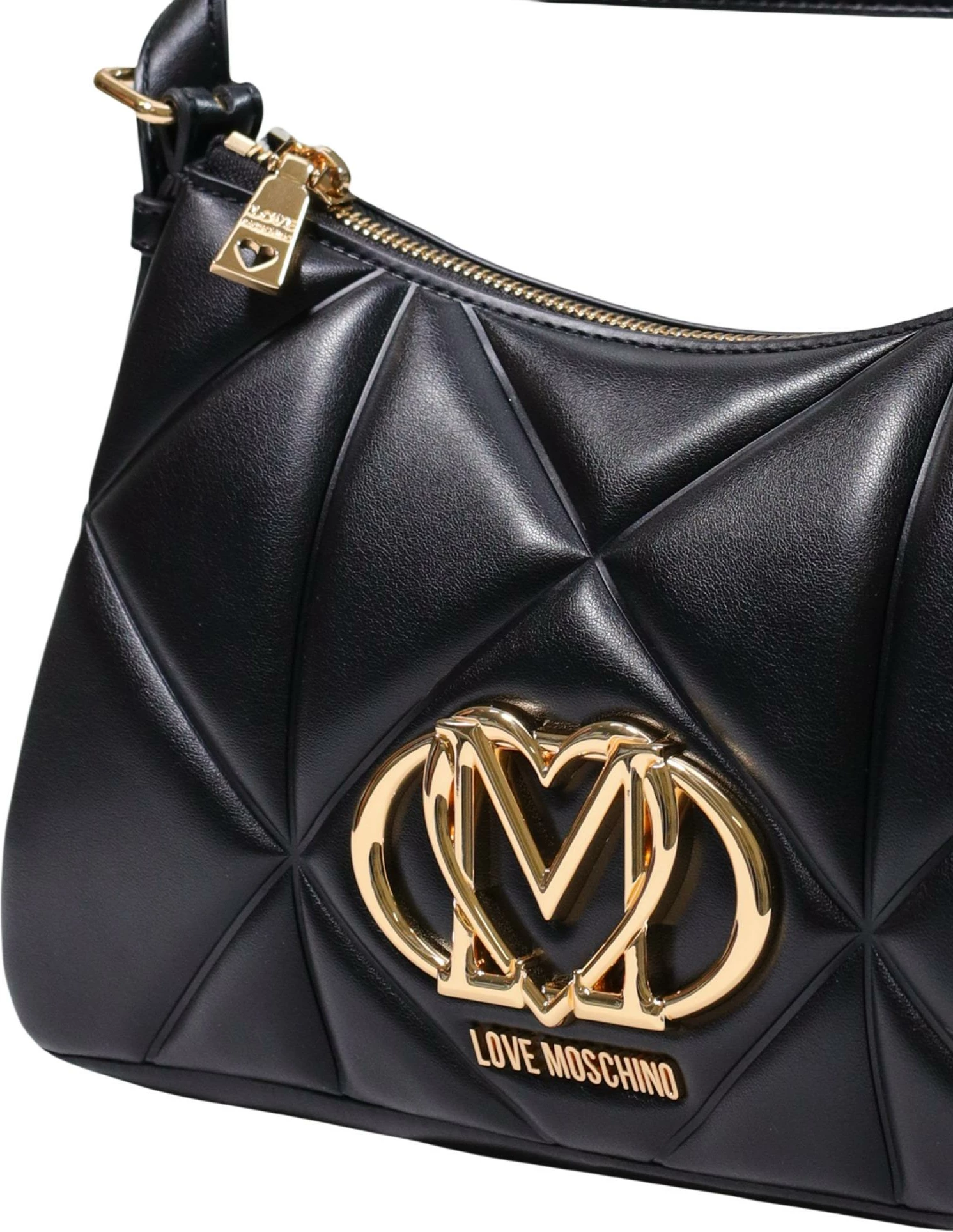 Çantë krahu Love Moschino BORSA PU EMBOSSED JC4032PP1, e zezë