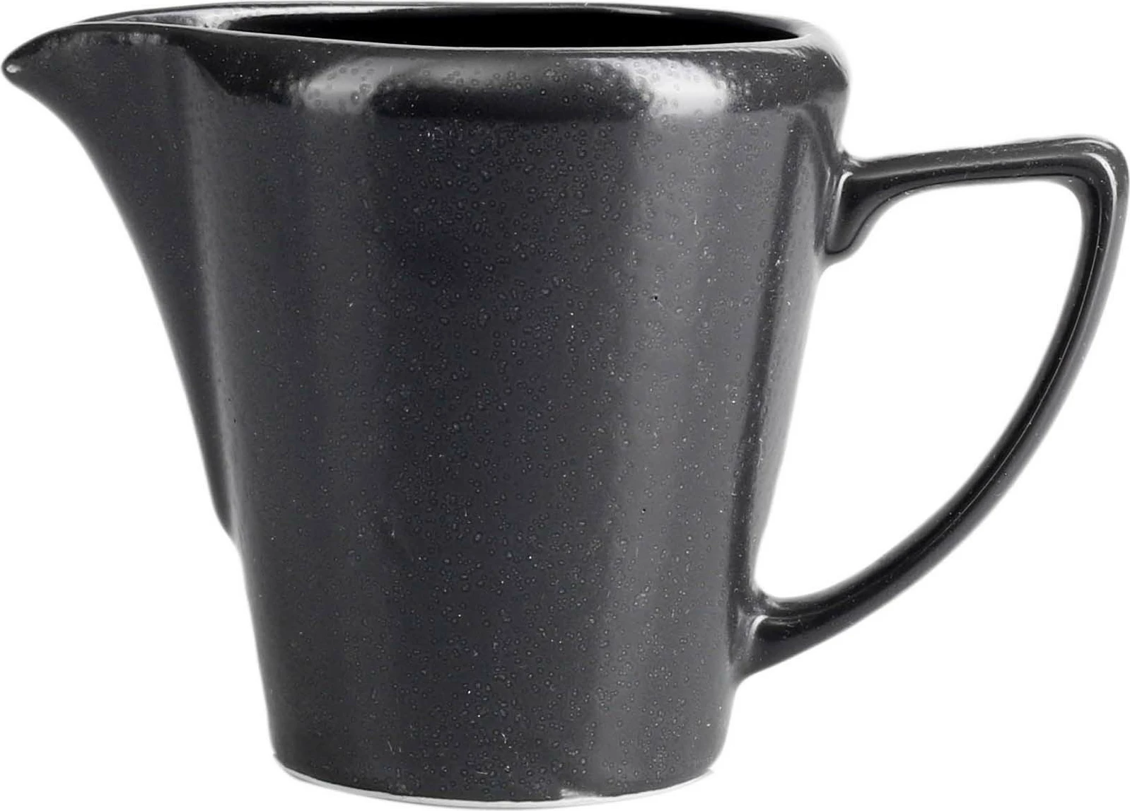 Kremiere porcelani Porland Seasons Coal 150 ml, e zezë, set 6 copë