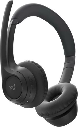 Kufje me mikrofon Logitech Zone 305 Teams 981-001451, wireless Bluetooth, me receiver USB-C, 30 m, të zeza
