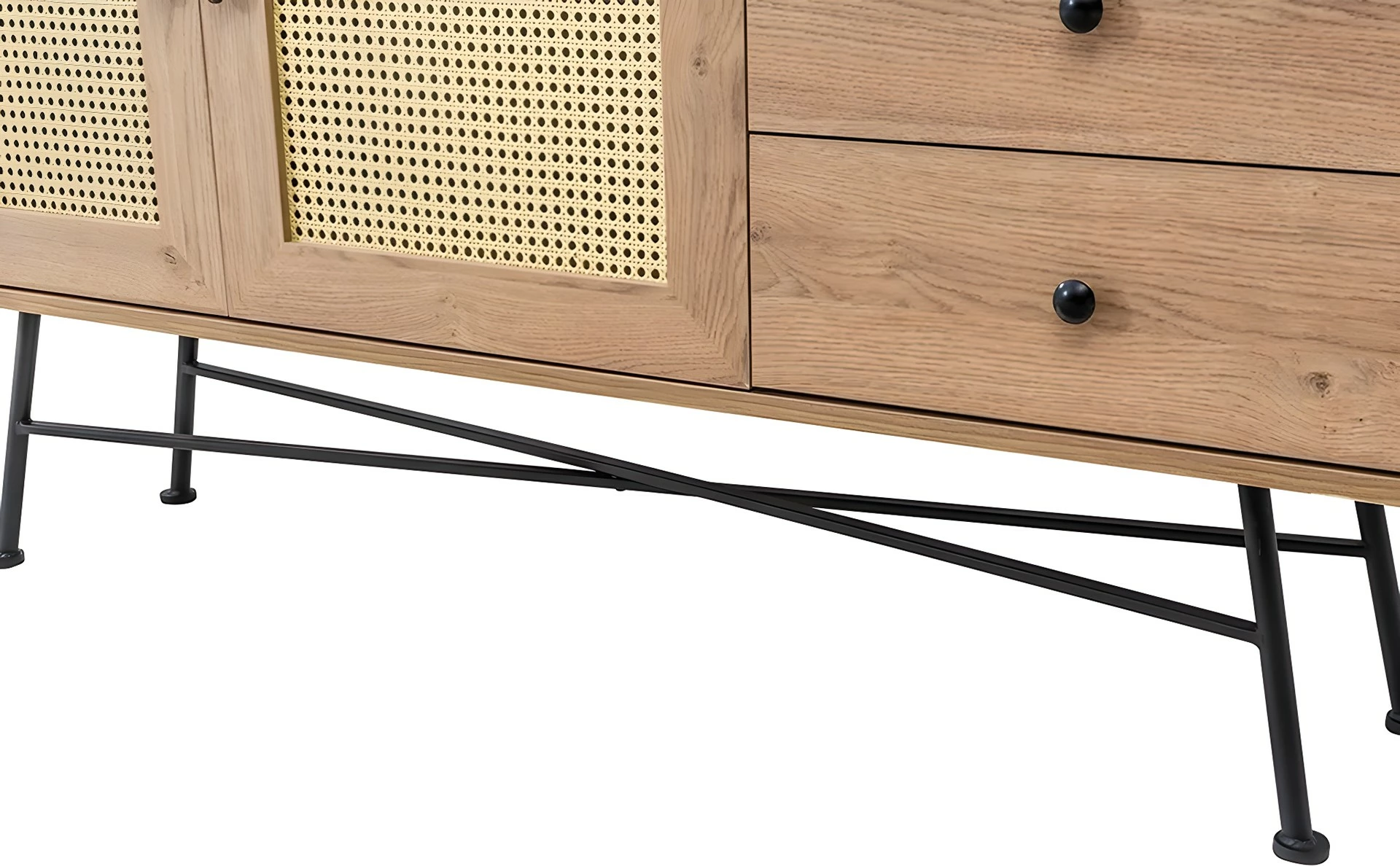 Konsol Nala, ngjyrë natyrale, 160 cm