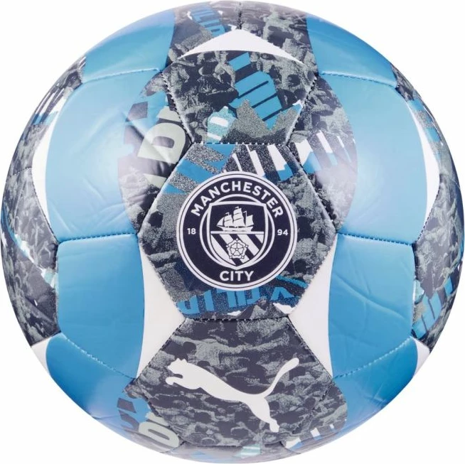 Top futbolli Puma, gri-blu [Madhësia: 5]