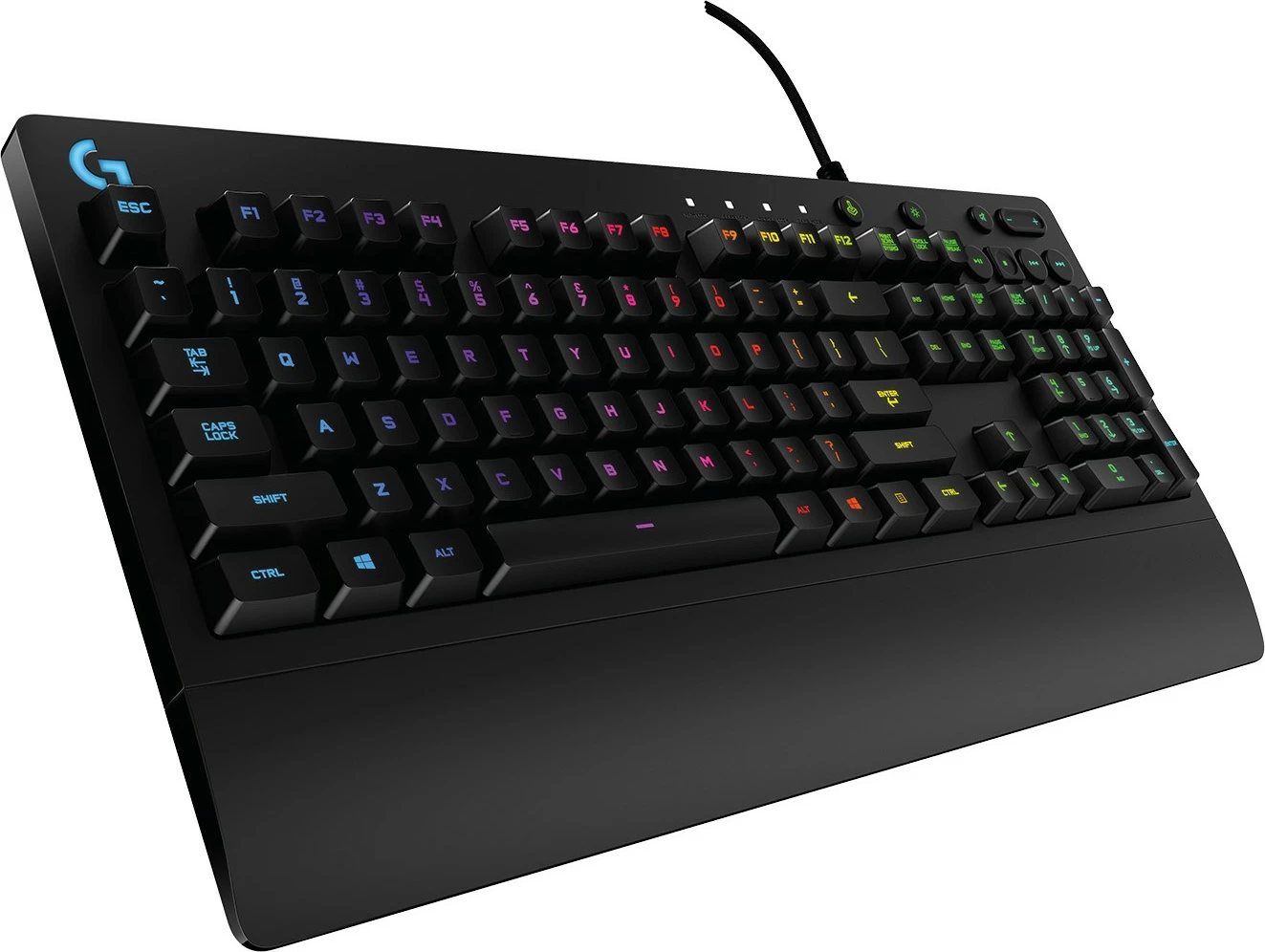Tastierë gaming Logitech G213 Prodigy me drita RGB, me kabllo, e zezë