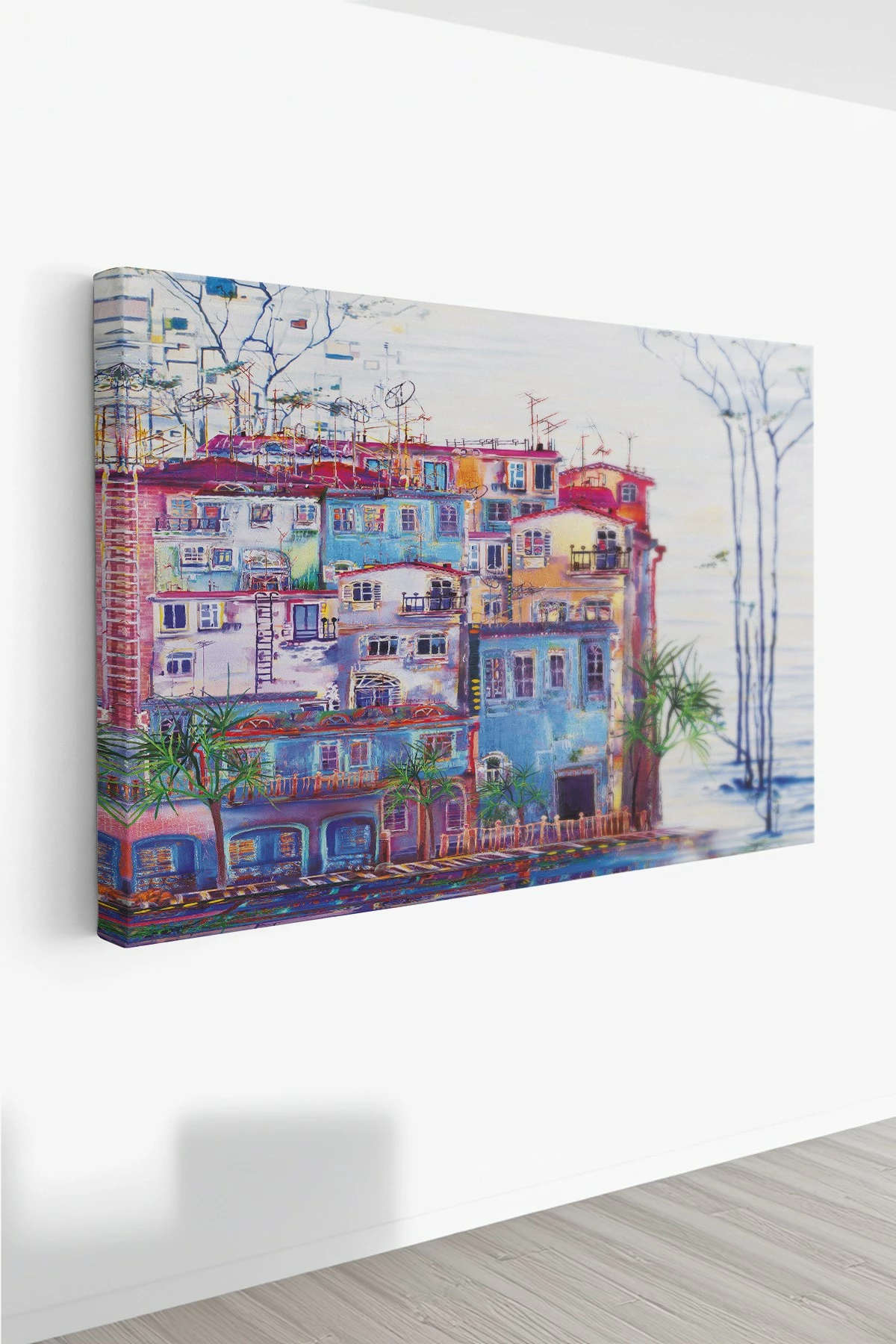 Pikturë dekorative në kanavacë, shumëngjyrëshe, Wallity Ersyfdc25, 40x60cm