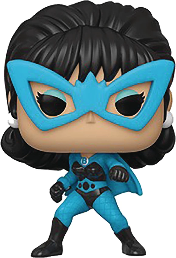 Figurinë koleksionuese Funko Pop! Marvel 80th First Appearance Black Widow vinyl, blu/zez