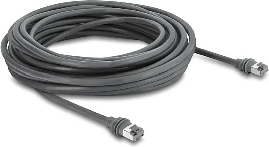 Kabllo Ethernet DeLOCK RJ45 Cat6, 10 m, Gigabit, kompatibile me Starlink Gen3, e hirtë