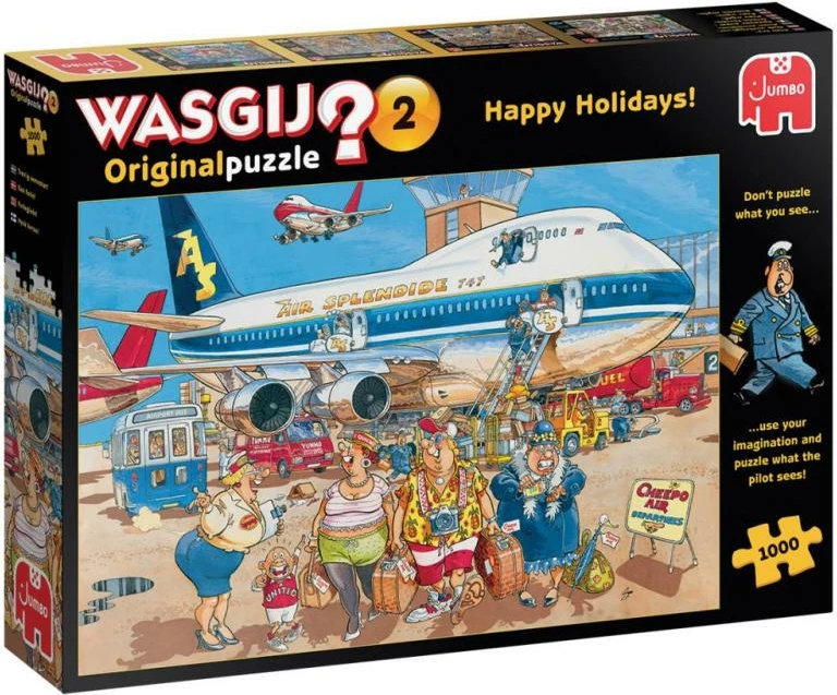 Puzzle Jumbo Spiele Wasgij Original 2 Beautiful Holidays 1000 copa, 81922