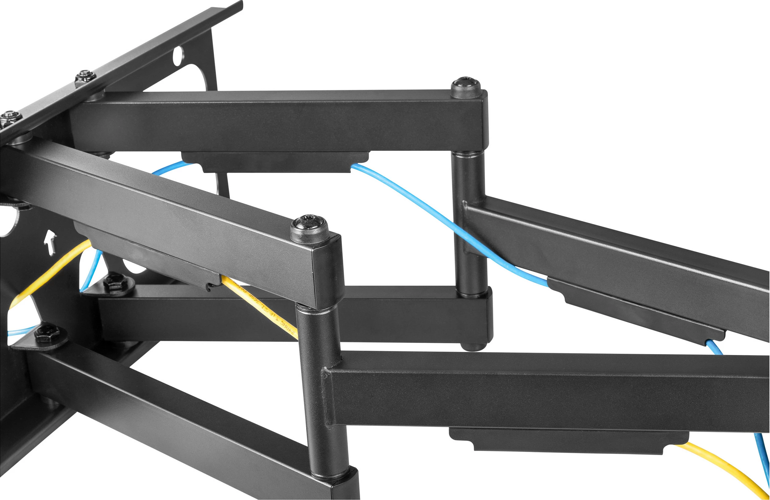 Mbajtëse muri TV EQUIP, 37"-90", e pjerrët dhe e rrotullueshme, VESA 200x200, 75 kg, e zezë