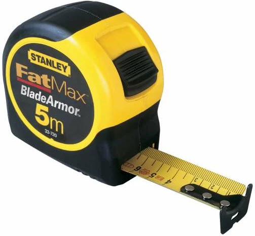 Shirit matës Stanley FatMax BladeArmour 33-720 5m 32mm, verdhë/zi