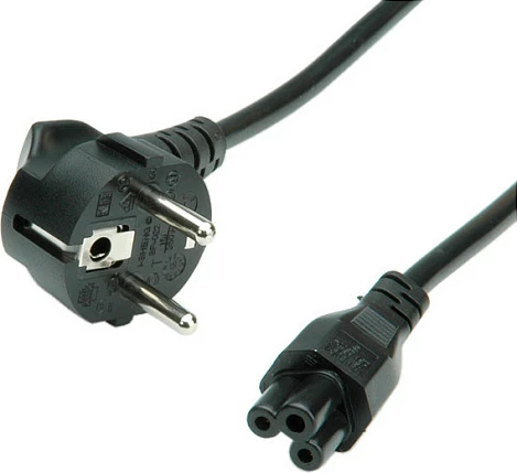 Kabllo rryme VALUE, Schuko Type F në IEC 320 C5 (3-pin), 1.8 m, 250 V 2.5 A, e zezë