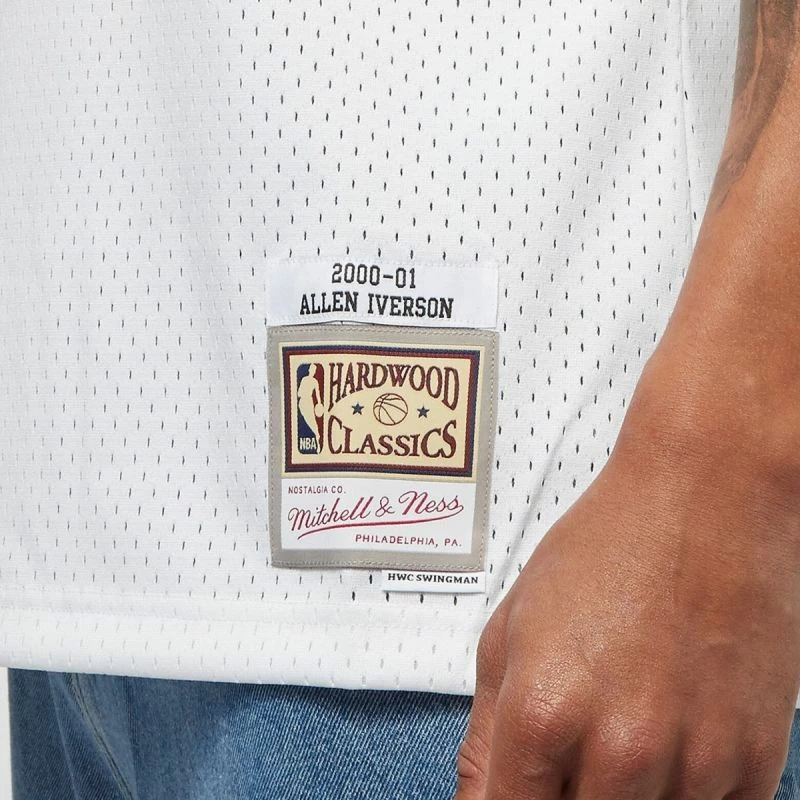 Fanellë NBA Swingman për Meshkuj Mitchell & Ness 76ERS 00 Allen Iverson