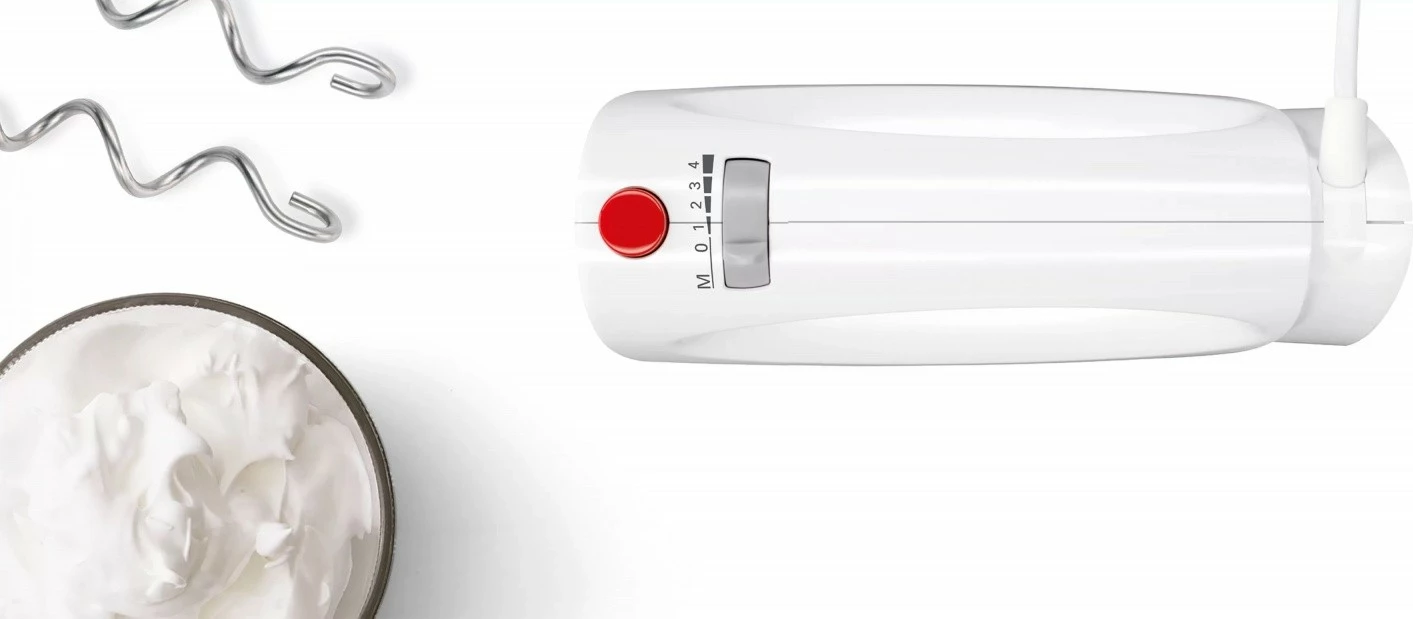 Mikser dore Bosch MFQ3030, 350 W, 4 shpejtësi, Bardhë/Kuq