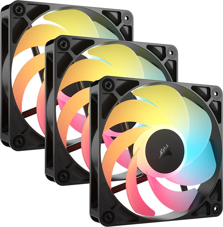 Ventilator ARGB 120mm CORSAIR RS120-R, PWM, 3 copë, zi