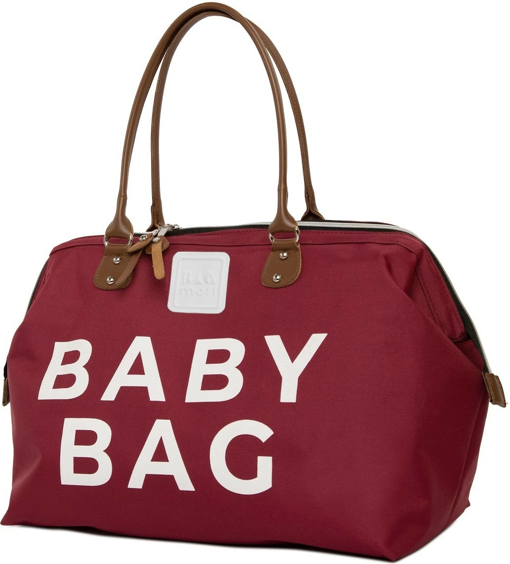 Çantë për pelena, ngjyrë e kuqe Claret, Zoozie Bags, 57x35x25cm
