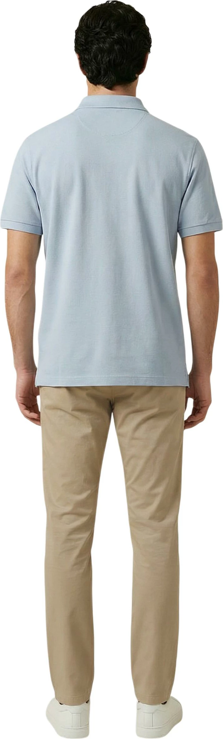 Maicë polo për meshkuj Gant REG SHIELD SS PIQUE 2601.002210, blu e çelët [Madhësia: XL]