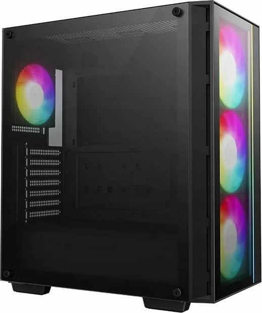 Kasë Deepcool Matrexx 55 V4 C (R-MATREXX55-BCADA4-G-4) Midi Tower ATX, ARGB, pa furnizues rryme, e zezë