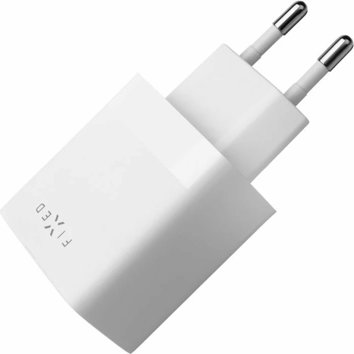 Karikues muri Fixed FIXC17N-2U-WH 17W, 2x USB-A, Quick Charge, kabllo 1.2 m, i bardhë
