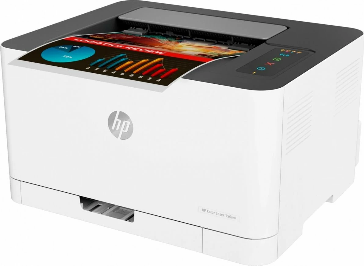 Printer lazer ngjyrash HP Color Laser 150nw 4ZB95A A4 Wi-Fi/Ethernet, i bardhë