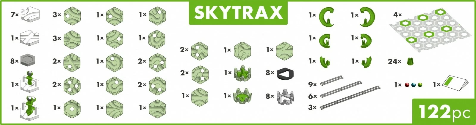 Set ndërtimi Gravitrax Skytrax M Starter, Ravensburger, 122 pjesë