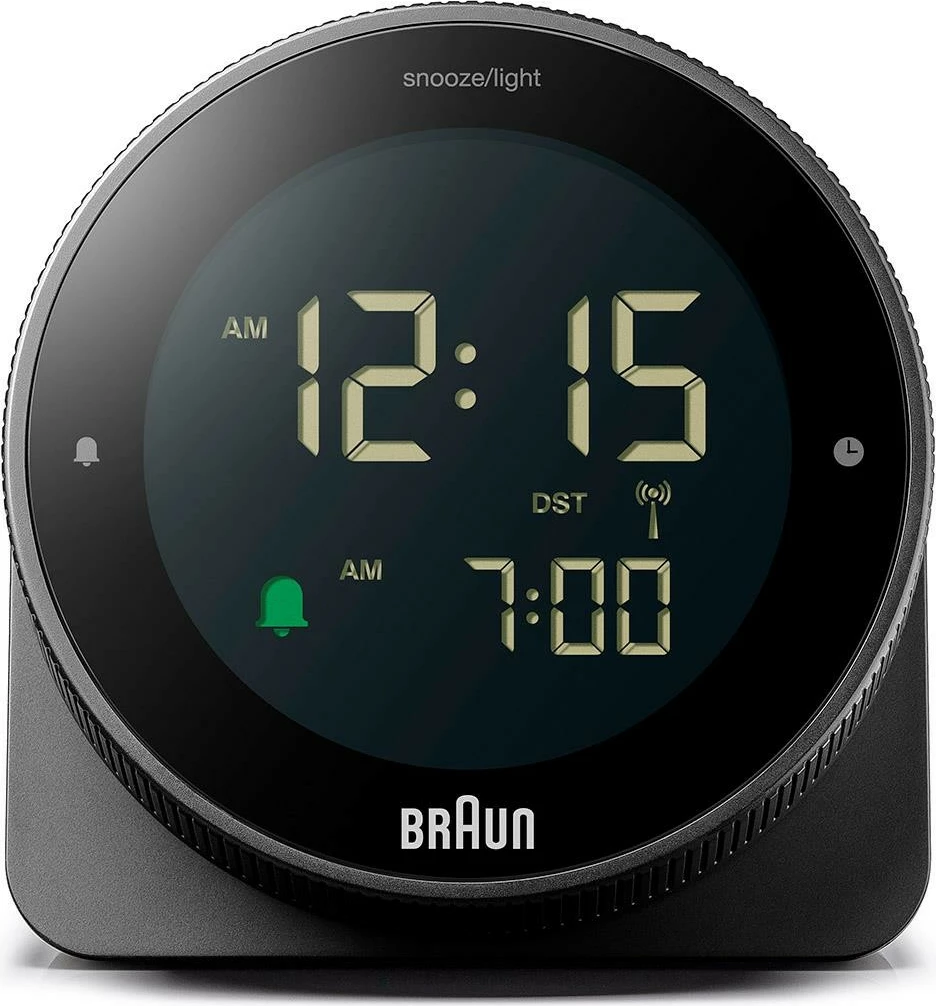 Orë alarmi Braun BC 24 B DCF, LCD, zezë
