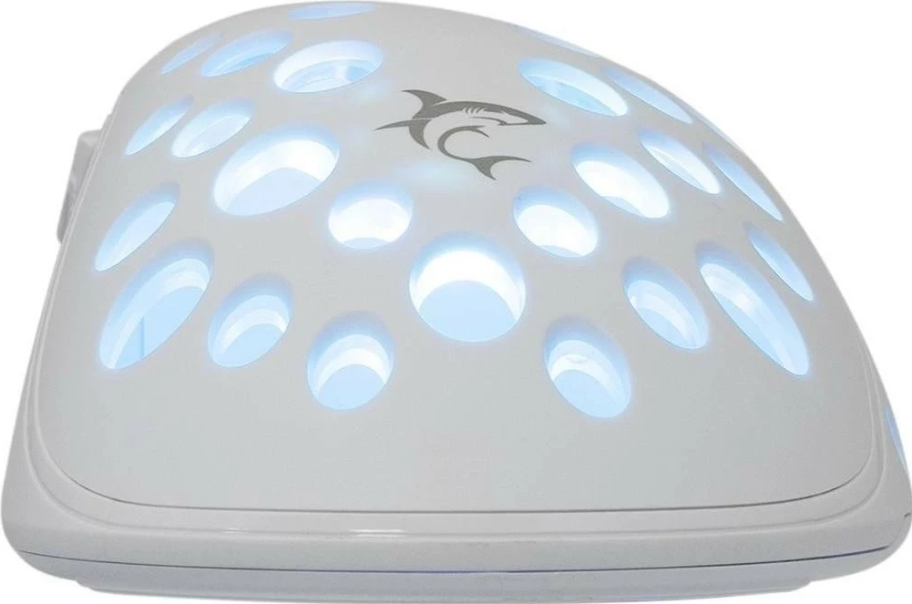Maus gaming White Shark Azrael, 12800 DPI, RGB, USB, i bardhë